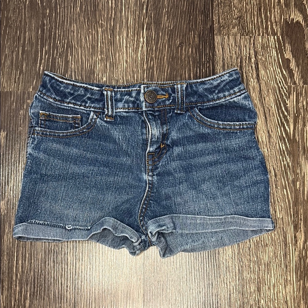 Girls denim shorts size small Cherokee brand